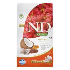 N&D Quinoa Skin Coat Ringa Balıklı Mini Yetişkin Köpek Maması 800 Gr