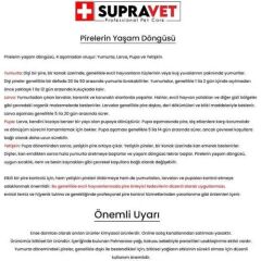 Supravet Kedi Deri ve Tüy Bakım Yağı; Bit, Pire, Kene Dış Parazit Ense Damlası