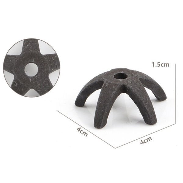 Chicos Akvaryum Karides Seramik Deniz Yıldızı 5 Adet 4x4x1.5 Cm