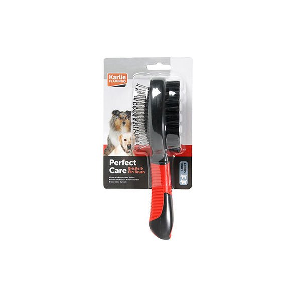 Karlie Çift Taraflı Pro Köpek Tüy Tarama Fırçası Small 21x6x6 Cm