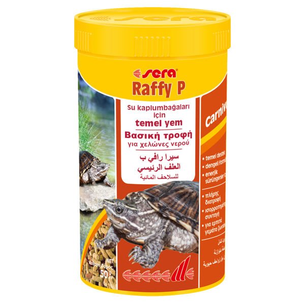 Sera Raffy P Kaplumbağa ve Sürüngen Yemi 250 Ml