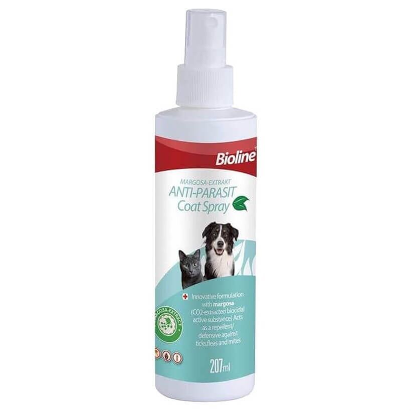 Bioline Kedi ve Köpek Parazit Uzaklaştırıcı Bitkisel Sprey 200 Ml
