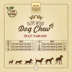 Doggie Doğal Zeytin Ağacı Köpek Çiğneme Oyuncağı Xxlarge