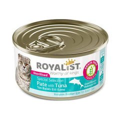 Royalist Tahılsız Ton Balıklı Ezme Yetişkin Konserve Kedi Maması 80 Gr