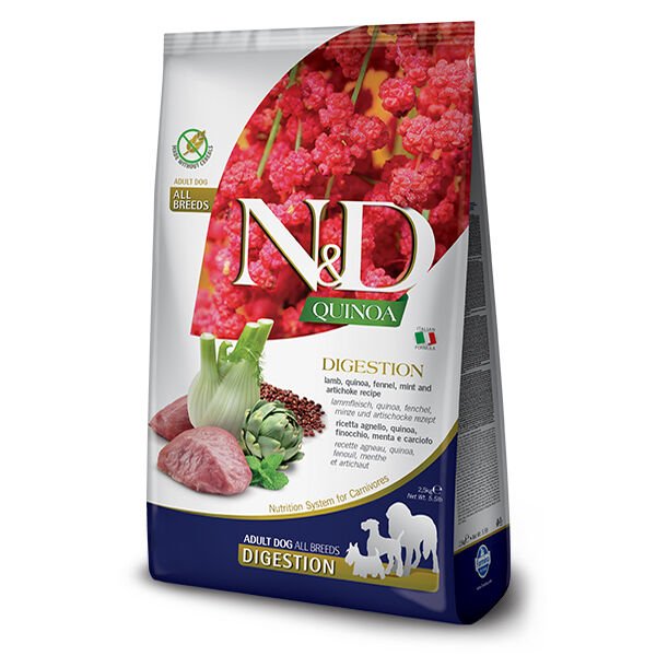 N&D Quinoa Digestion Kuzu Etli Yetişkin Köpek Maması 2.5 Kg