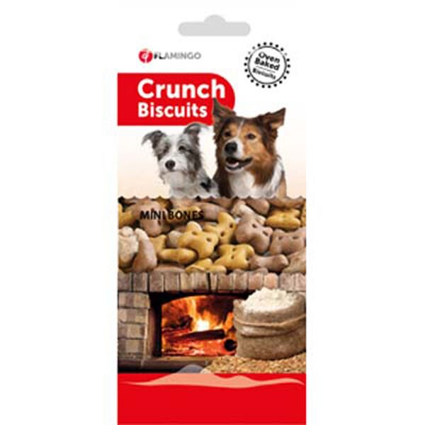 Flamingo Crunch Mini Bones Köpek Ödül Bisküvisi 500 Gr
