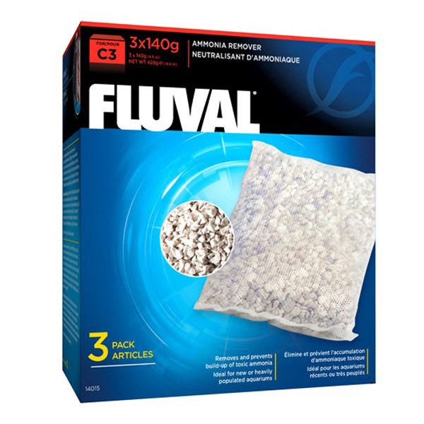 Fluval C3 Akvaryum Amonyak Giderici 3 Adet 140 Gr