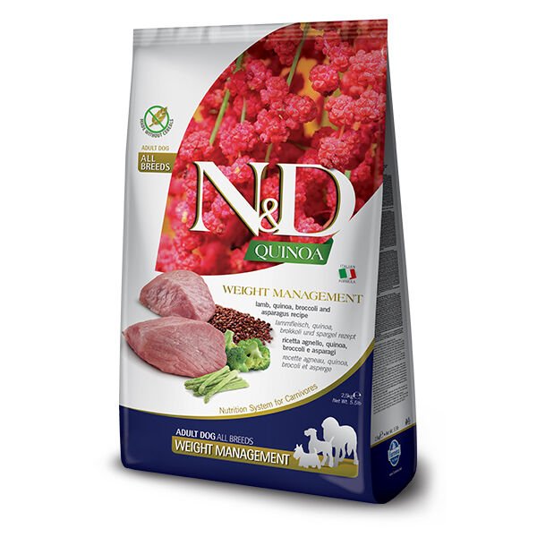 N&D Quinoa Weight Management Kuzu Yetişkin Köpek Maması 2.5 Kg