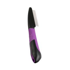Karlie Kısa Dişli Kedi Pire Tarağı Mor/Siyah 21 Cm