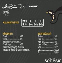 Schesir After Dark Pate Tavuk Etli Tahılsız Yetişkin Kedi Konservesi 80 gr