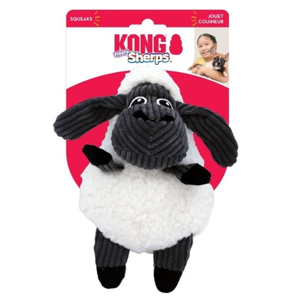 Kong Sherps Kuzu Şeklinde Peluş Köpek Oyuncağı Medium