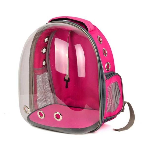 Bacco Milano Astronot Kedi Ve Köpek Taşıma Çantası Pembe
