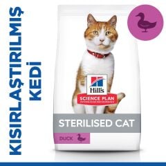 Hill's SCIENCE PLAN Kısırlaştırılmış Yetişkin Ördekli Kedi Maması 1,5 kg