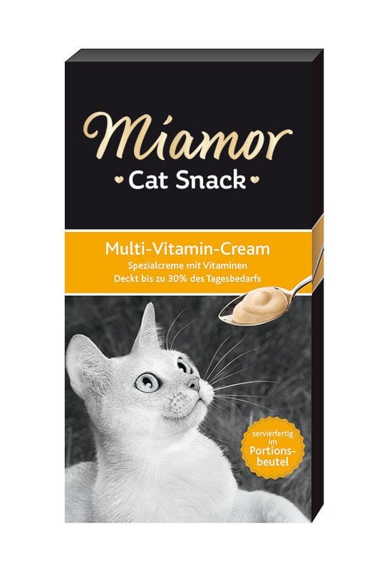 Miamor Cream Multivitamin Katkılı Sıvı Kedi Ödül Maması 1 Adet 6x15 Gr