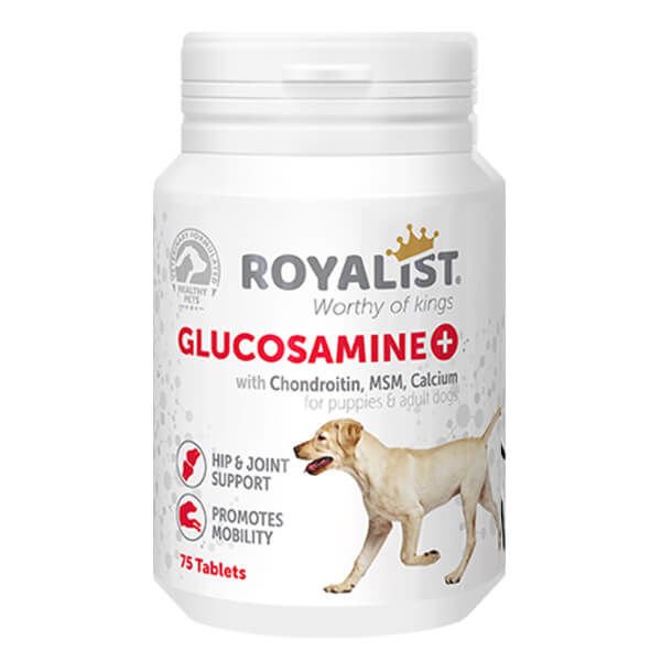 Royalist Glucosamine Kalça ve Eklem Sağlığı Köpek Tableti 75 Adet