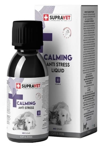 Supravet Anti Stress Kedi ve Köpekler İçin Sıvı Sakinleştirici Damla 100 ml