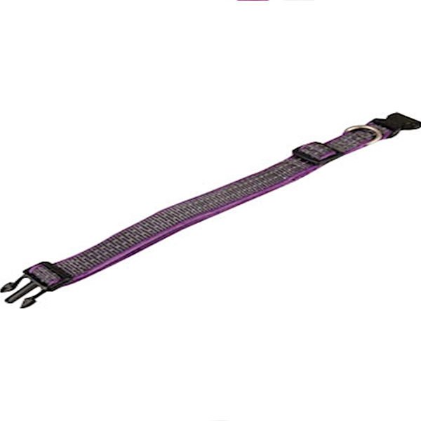 Flamingo Supersoft Köpek Boyun Tasması Mor-Gri 25-35 Cm