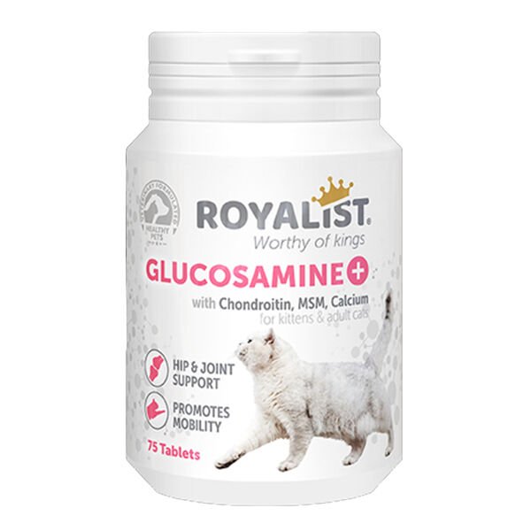 Royalist Glucosamine Kalça ve Eklem Sağlığı Kedi Tableti 75 Adet