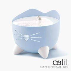 Catit Pixi Kedi ve Küçük Irk Köpek Otomatik Su Kabı 2 Lt Mavi