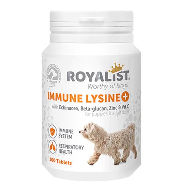 Royalist Immune Lysine Bağışıklık Güçlendirici Köpek Tableti 100 Adet