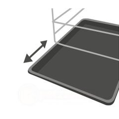 Flamingo Tel Köpek ve Kedi Kafesi Siyah Large 56x92x64 Cm