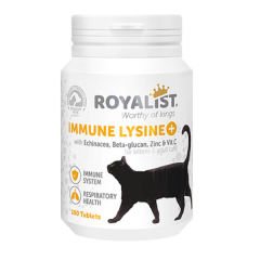 Royalist Immune Lysine Bağışıklık Güçlendirici Kedi Tableti 100 Adet