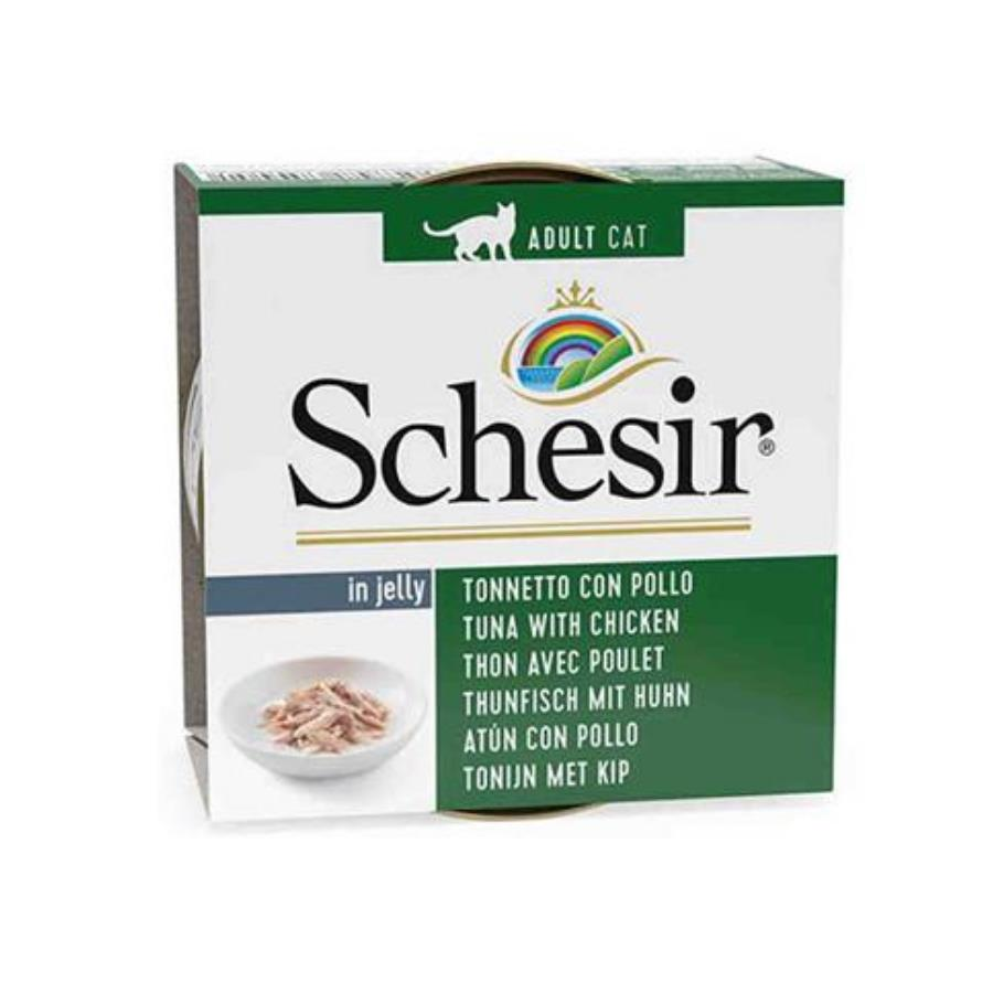 Schesir Jel İçinde Ton Balıklı & Tavuklu Kedi Konservesi 85 gr