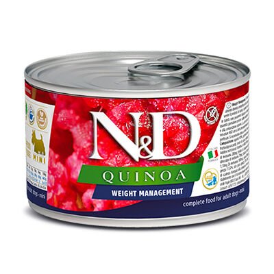 N&D Quinoa Weıght Kuzu ve Brokoli Köpek Konservesi 140 gr