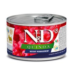 N&D Quinoa Weıght Kuzu ve Brokoli Köpek Konservesi 140 gr