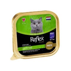 Reflex Plus Pate Morina Balıklı Kısır Konserve Kedi Maması 1 Adet 85 Gr