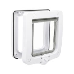 Trixie 4 Yönlü Kedi Kapısı Beyaz 20x22 Cm