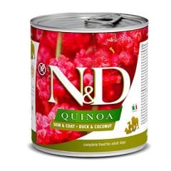 N&D Quinoa Skın Ördek ve Hindistan Cevizli Köpek Konservesi 285 gr