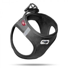 Curli Cord Vest Köpek Göğüs Tasması Siyah Large 50-56 Cm