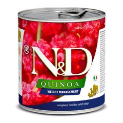N&D Quinoa Weight Kuzu ve Brokoli Köpek Konservesi 285 gr