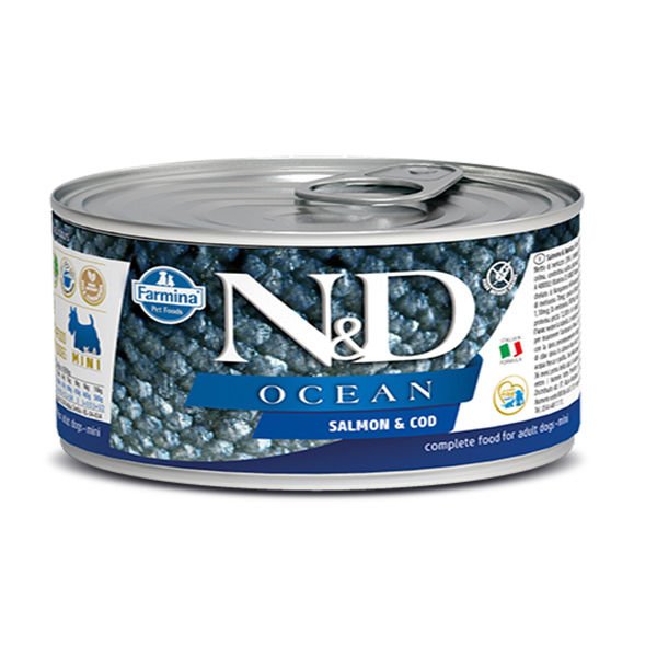N&D Ocean Somon ve Morina Balıklı Köpek Konservesi 140 Gr