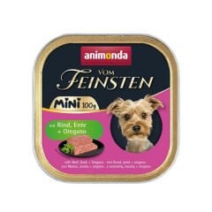 Animonda Vom Feinsten Dana ve Ördek Etli Mini Irk Yetişkin Köpek Konservesi 1 Adet 100 Gr
