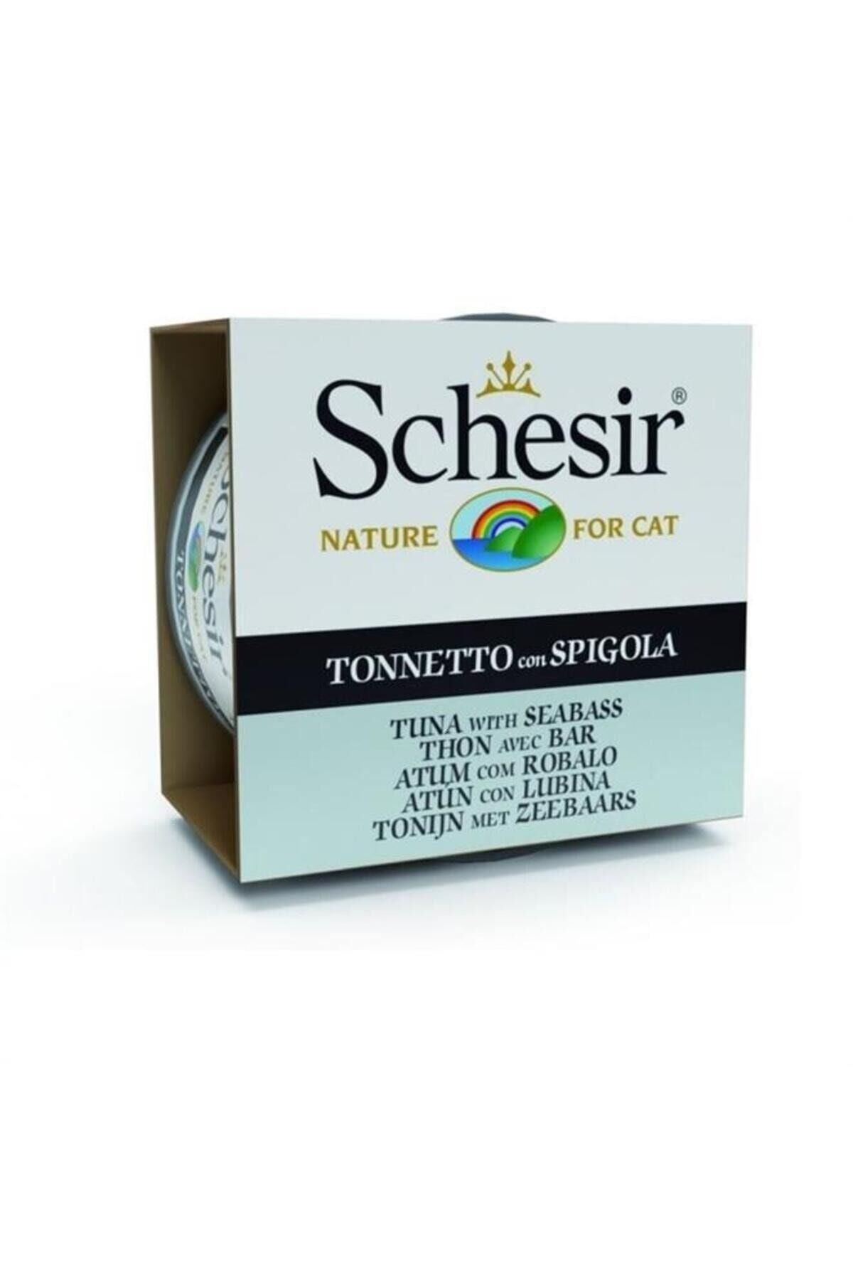 Schesir Ton Balığı ve Levrekli Jöleli Kedi Konservesi 85 gr