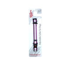 Natura Reflektörlü Köpek Boyun Tasması Xxxsmall/Xxsmall Mor