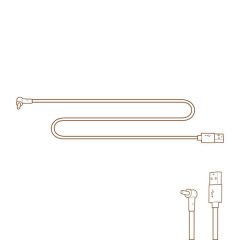 Cattie Kedi ve Köpek Su Pınarı Yedek Usb Güç Kablosu 150 Cm