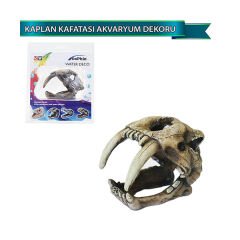 Dophin Kaplan Kafatası Figürlü Akvaryum Dekoru