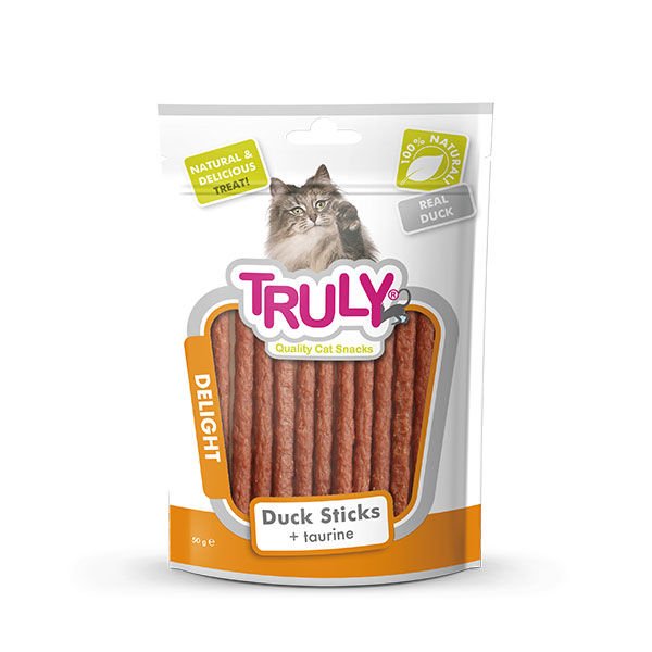 Truly Ördekli Yumuşak Stick Kedi Ödül Maması 50 Gr