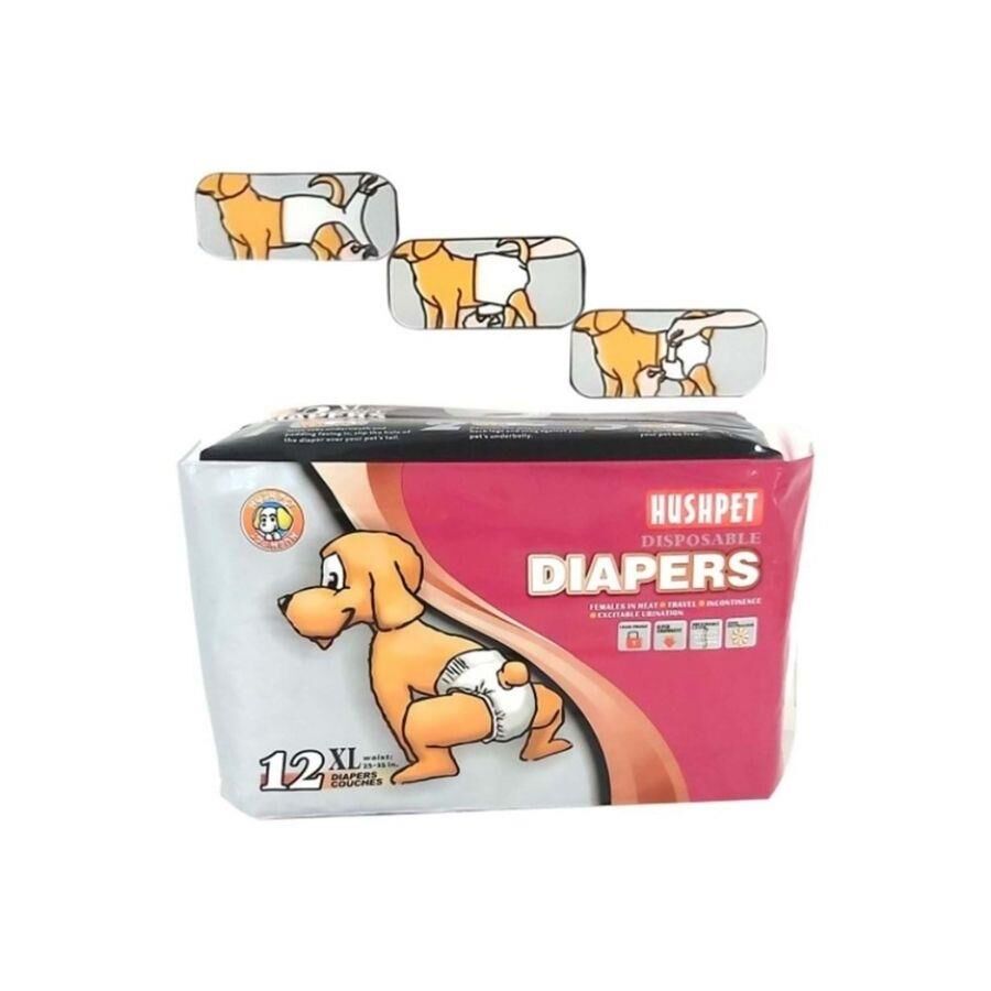 Hushpet Köpek Alt Tuvalet Bezi Xl 12'li 25-40 kg