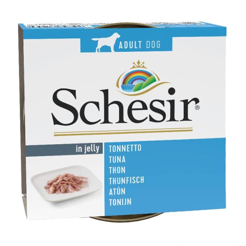 Schesir Jelly Ton Balığı Fileto Jöle İçinde Yetişkin Köpek Konservesi 150 gr