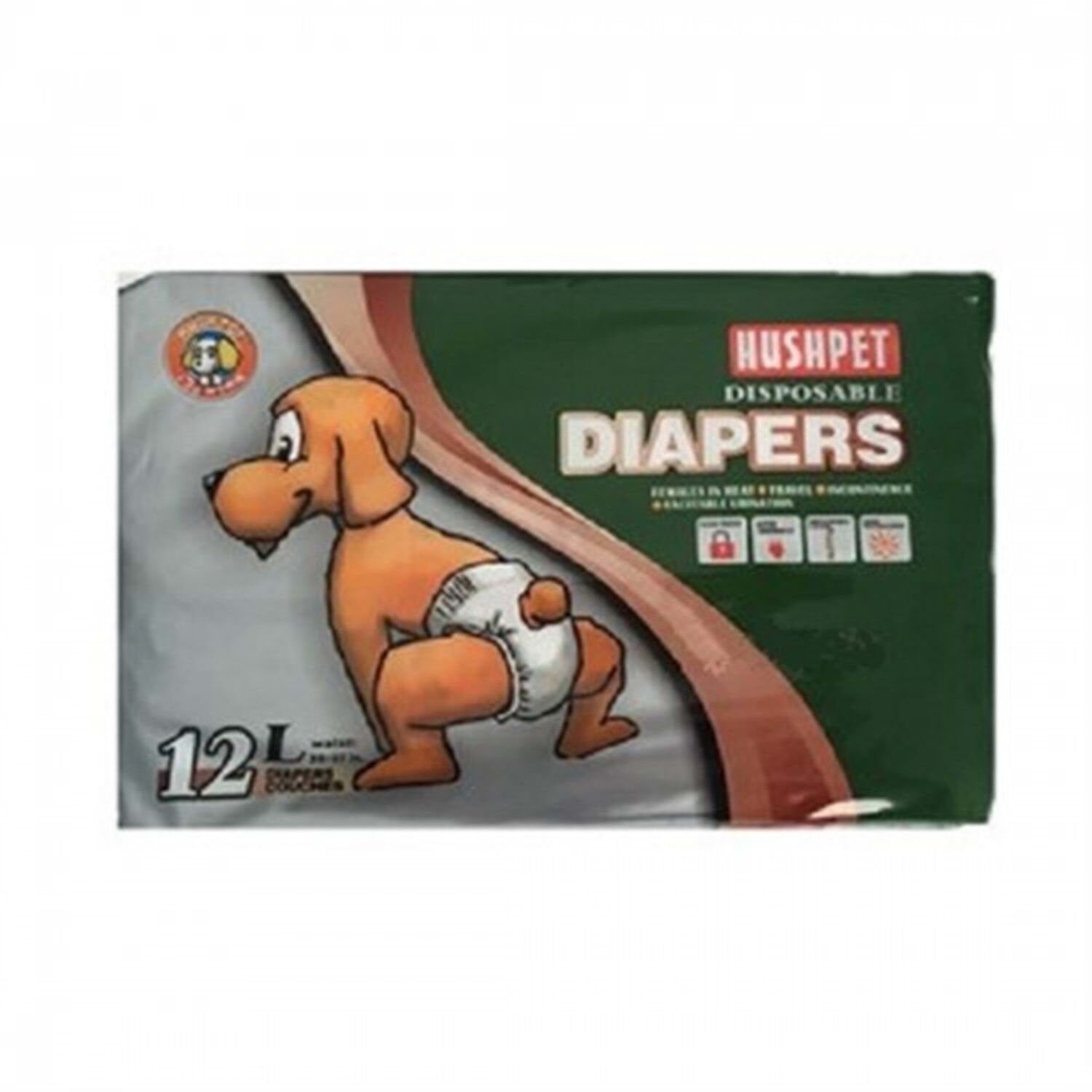Hushpet Köpek Alttuvalet Bezi L 12'li 16-25 kg