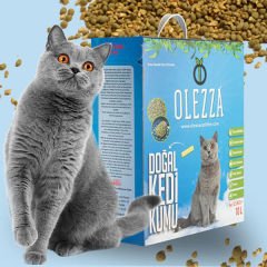 Olezza Organik Mısır Koçanı Topaklanan Kedi Kumu 5.5 Kg 10 Lt