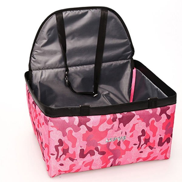 Lepus Kedi ve Köpek Pembe Komando Araç Koltuk Çantası 40x32x23h Cm