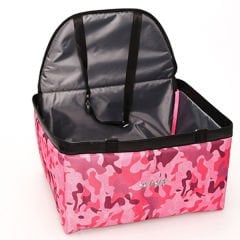 Lepus Kedi ve Köpek Pembe Komando Araç Koltuk Çantası 40x32x23h Cm
