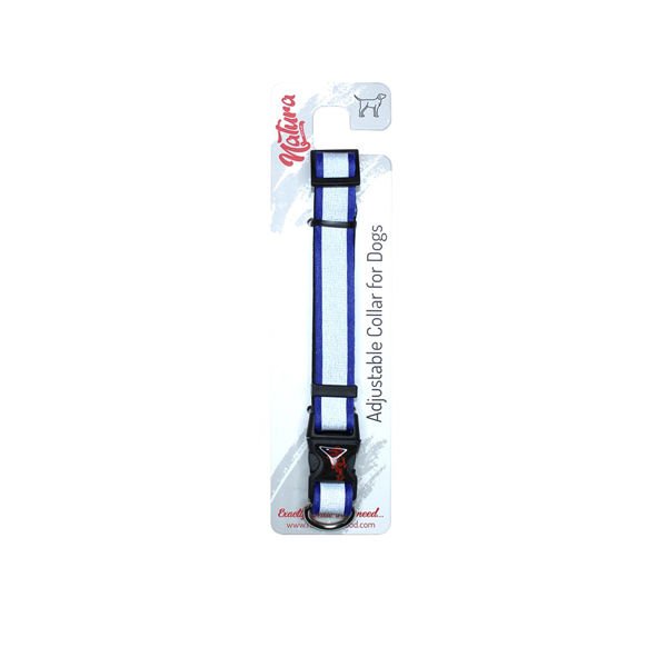 Natura Reflektörlü Köpek Boyun Tasması Xsmall/Small Mavi