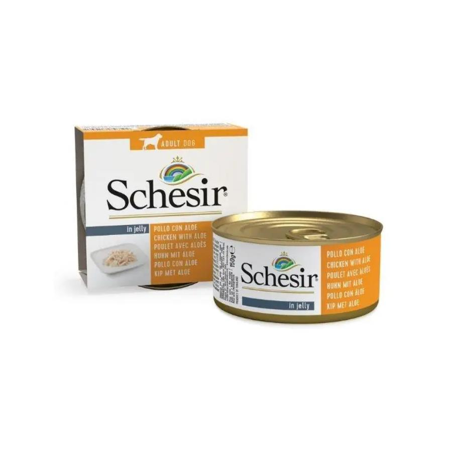Schesir Jelly Tavuk Fileto ve Aloe Vera Jöle İçinde Yetişkin Köpek Konservesi 150 gr