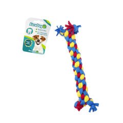 Euro Dog Dumbell Diş İpi Köpek Oyuncağı Sarı/Kırmızı/Mavi 24 Cm
